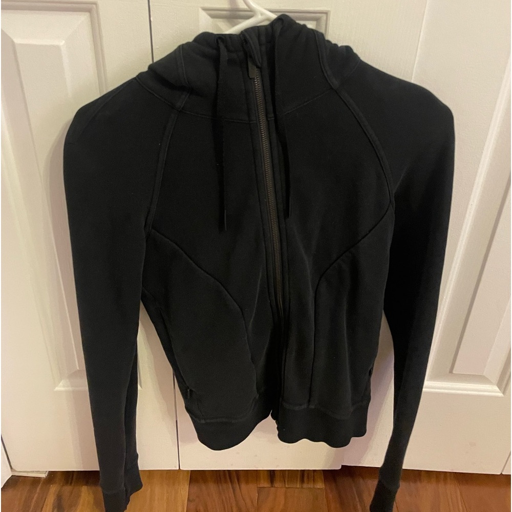 Lululemon Black Scuba Full-Zip Hoodie